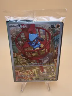 Riolu MEP 010 Pokemon Center Stamped Sealed ETB Promo Pokemon Mega Evolution TCG - Image 1