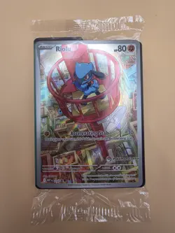 Riolu MEP 010 Pokemon Center Stamped Sealed ETB Promo Pokemon Mega Evolution TCG - Image 3