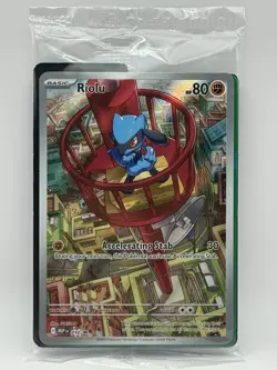 Riolu MEP010 - Mega Evolution ETB Black Star Promo Pokemon TCG NM (Sealed) - Image 1