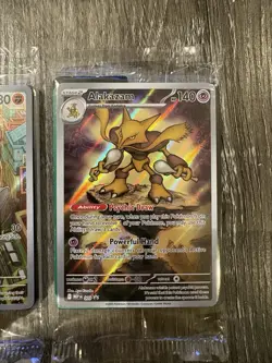 Pokemon TCG Mega Evolution Riolu & Alakazam ETB Promo Cards (Sealed) - Image 3