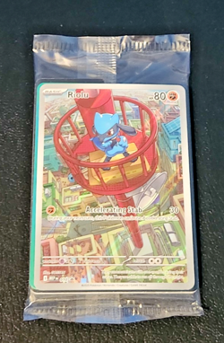 Riolu Promo Holo SEALED Pokemon( #010 Me01: Mega Evolution ETB TCG NM NEW ) - Image 2