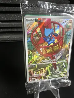 SEALED Promo Riolu #10 Mega Evolution ETB Black Star Promo Pokemon TCG Near Mint - Image 2