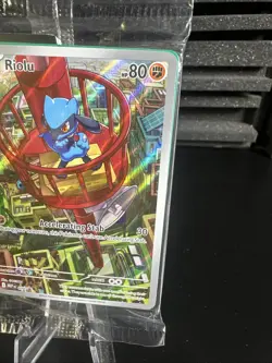 SEALED Promo Riolu #10 Mega Evolution ETB Black Star Promo Pokemon TCG Near Mint - Image 3