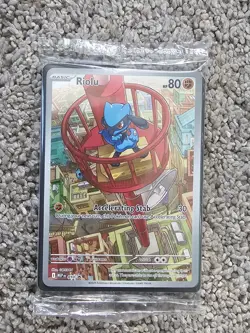 Riolu MEP010 - Mega Evolution ETB Black Star Promo Pokemon TCG NM (Sealed) - Image 2