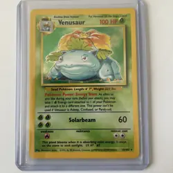 Pokemon TCG - Venusaur 15/102 - Holo Unlimited - Base Set Unlimited MP/LP - Image 1