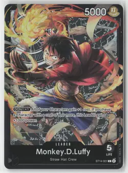 Monkey.D.Luffy ST14-001 One Piece TCG Starter Deck Zoro & Sanji 2 English - Image 1