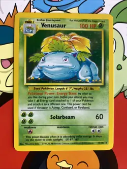 Pokemon TCG - Venusaur 15/102 - Holo Unlimited - Base Set Unlimited [Near Mint] - Image 1