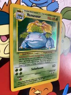 Pokemon TCG - Venusaur 15/102 - Holo Unlimited - Base Set Unlimited [Near Mint] - Image 2