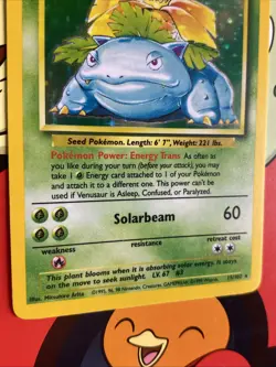 Pokemon TCG - Venusaur 15/102 - Holo Unlimited - Base Set Unlimited [Near Mint] - Image 4