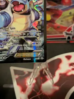 Pokemon TCG Blastoise EX Promo Holo Rare Card XY122 2016 LP Condition - Image 4
