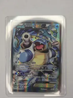 Pokemon TCG Blastoise EX Promo Holo Rare Card XY122 2016 LP Condition - Image 2