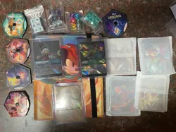 🔥Disney Lorcana 79 Card Lot 3 Enchanted, Holo,and Regular Cards Plus More - Image 1