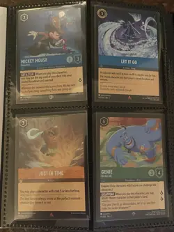 🔥Disney Lorcana 79 Card Lot 3 Enchanted, Holo,and Regular Cards Plus More - Image 4