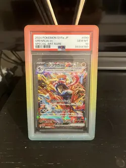 PSA 10 Greninja ex SAR 090/066 Crimson Haze sv5a Pokemon Card Japanese 2024 JP - Image 1