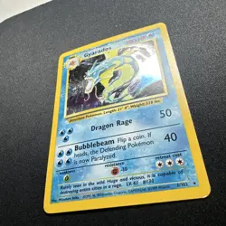 Pokemon TCG Gyarados Base Set Holo Rare Card 6/102 LP Condition - Image 3