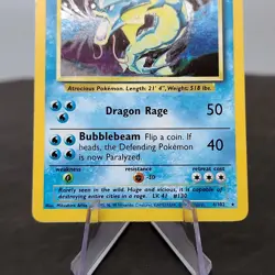 Gyarados 6/102 Holo Rare Base Set WOTC Pokemon Card Vintage 1999 TCG LP ✨ - Image 4