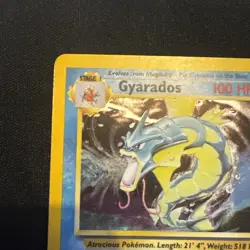 Pokemon TCG Gyarados Holo 6/102 Base Set Card LP - brilliant for a binder - Image 2