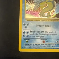 Pokemon TCG Gyarados Holo 6/102 Base Set Card LP - brilliant for a binder - Image 5