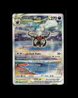 Darkrai VSTAR GG50/GG70 Crown Zenith: Galarian Gallery Pokemon Card NM - Image 1