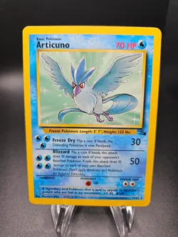 Articuno 17/62 Fossil Unlimited Non Holo Rare Pokemon Card WOTC LP - Image 1