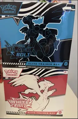 Pokemon TCG Black Bolt And White Flare Elite Trainer Box [Set Of 2 Sealed ETBs] - Image 3