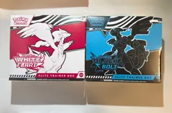 Pokemon TCG: White Flare & Black Bolt Elite Trainer Box ETB (Set of 2) - Sealed - Image 1