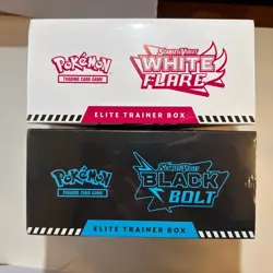 Pokemon TCG: White Flare & Black Bolt Elite Trainer Box ETB (Set of 2) - Sealed - Image 5