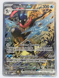 Greninja EX SVP 132 Shrouded Fable Promo Illustration Pokemon Cards TCG NM - Image 1