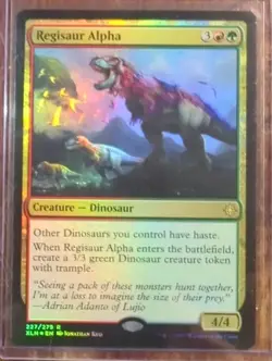 MtG Regisaur Alpha, Ixalan Foil NM - Image 1