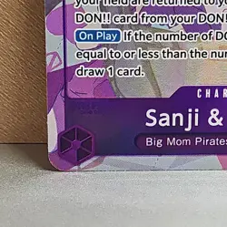 Sanji and Pudding Alt Art Parallel EB02-035 One Piece TCG English - Image 5