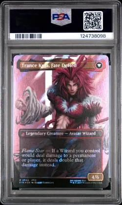 2025 MTG FINAL FANTASY KUJA, GENOME SORCERER/TRANCE KUJA, FATE DEFIED PSA 10 - Image 2