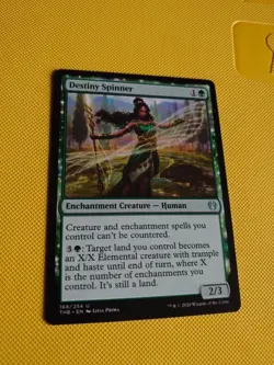 Destiny Spinner THB Enchantment creature human Magic the Gathering Card. - Image 3