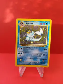 Pokemon Karte/card - Aquana Vaporeon 12/64 Jungle Set Holo Swirl - Light Played - Image 1