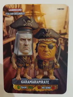 ITALIAN BRAINROT LAMINCARD DIRAMIX CARDS 2025 - GARAMARAPIRATE N. 148 - Image 1