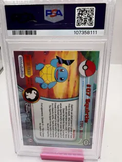 2000 TOPPS CHROME POKEMON T.V. #7 SQUIRTLE PSA 9 - Image 2
