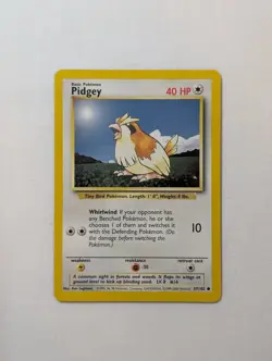 💎NM+ 4th UK Print Pidgey #57/102 Base Set Pokemon Card 1999-2000 WOTC TCG PSA - Image 2