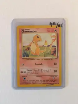 MINT 💎 4th UK Print Charmander #46/102 Base Set Pokemon Card 1999-2000 WOTC TCG - Image 2