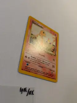 MINT 💎 4th UK Print Charmander #46/102 Base Set Pokemon Card 1999-2000 WOTC TCG - Image 4