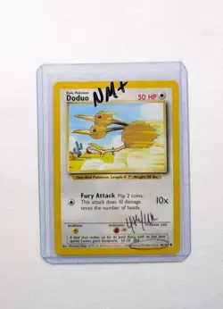 💎NM+ 4th UK Print Doduo #48/102 Base Set Pokemon Card 1999-2000 WOTC TCG PSA - Image 1