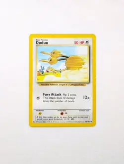 💎NM+ 4th UK Print Doduo #48/102 Base Set Pokemon Card 1999-2000 WOTC TCG PSA - Image 2