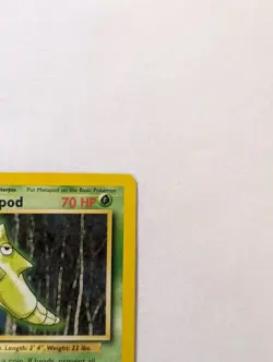 💎NM+ 4th UK Print Metapod #54/102 Base Set Pokemon Card 1999-2000 WOTC TCG PSA - Image 4