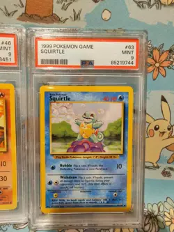 Charmander Squirtle Bulbasaur Base Set 1999 Pokemon Card Common WOTC - Image 4
