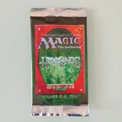 Homelands Booster Pack MTG Magic the Gathering WOTC 1995 Factory Sealed English 742818065085 - Image 1