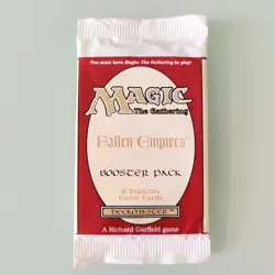 Fallen Empires Booster Pack MTG Magic the Gathering 1994 Factory Sealed English 742818065054 - Image 1