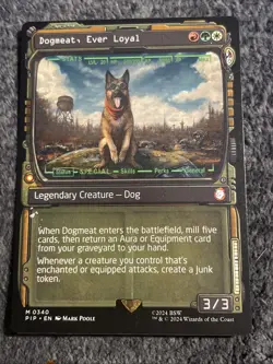 Dogmeat, Ever Loyal (Showcase) #340 *Normal* (NM) - Universes Beyond: Fallout... - Image 1