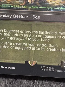 Dogmeat, Ever Loyal (Showcase) #340 *Normal* (NM) - Universes Beyond: Fallout... - Image 2