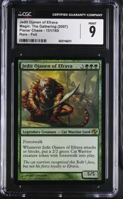 JEDIT OJANEN OF EFRAVA Planar Chaos Foil Rare CGC 9 MTG EDH [Nostalgium] - Image 1