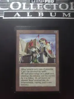 Mtg Juggernaut Beta Miscut Misprint Nm- Condition Uncommon Off-center Error - Image 4