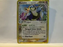 2006 Pokemon Blastoise Holo 2/100 Crystal Guardians Delta Species DMG - Image 1