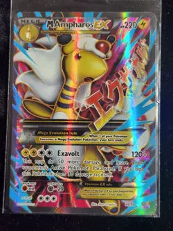 Pokemon Xy Ancient Origins M Ampharos Ex 88/98 Ultra Rare NM - Image 1
